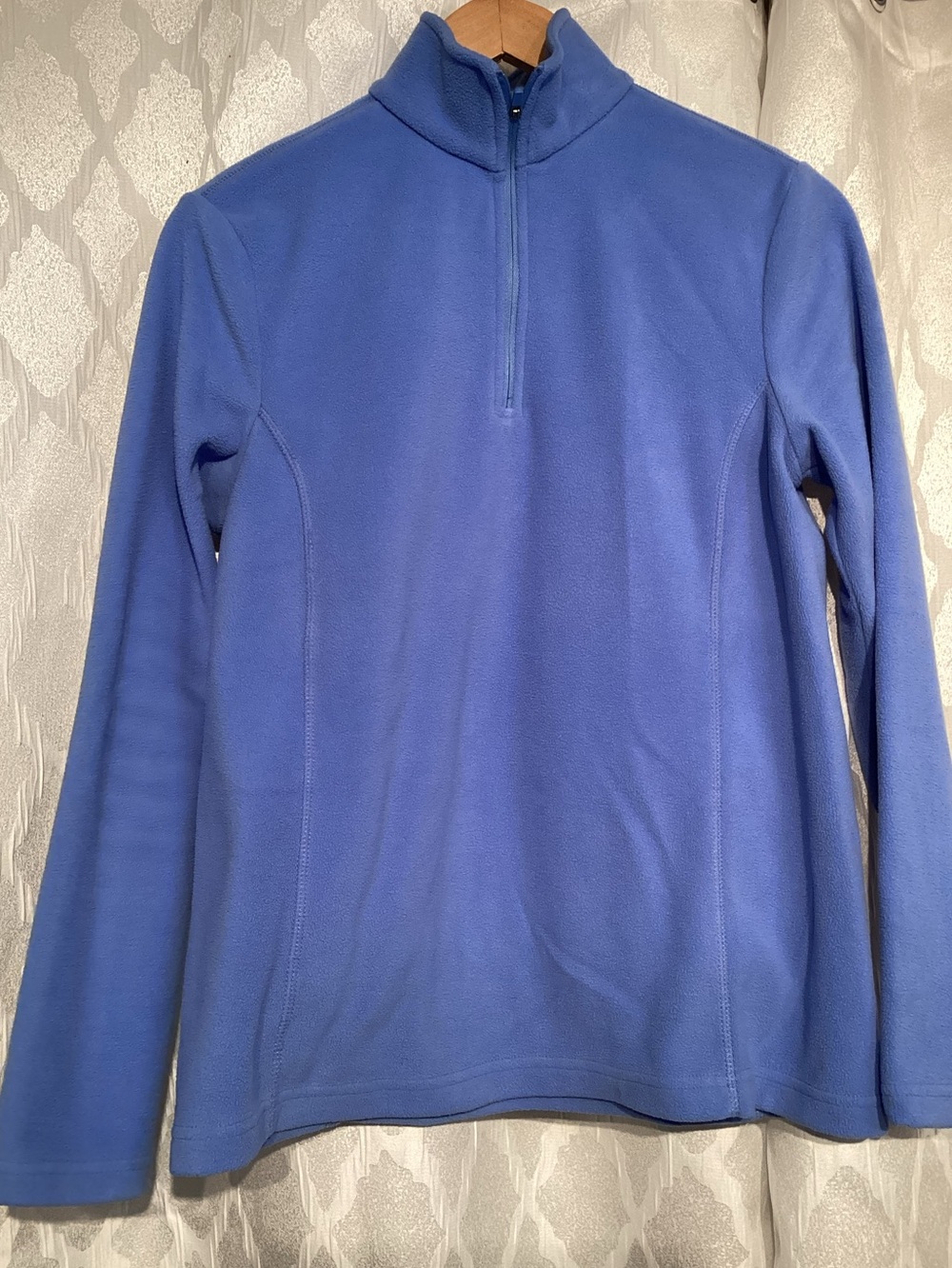 Lands' End Women’s Royal Blue Half-Zip Fleece Pullover
